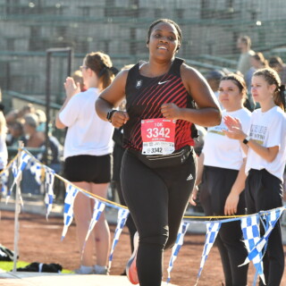 10K Finish Line Runner