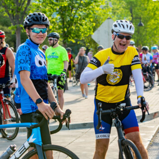 Start Line at Spring Cycle