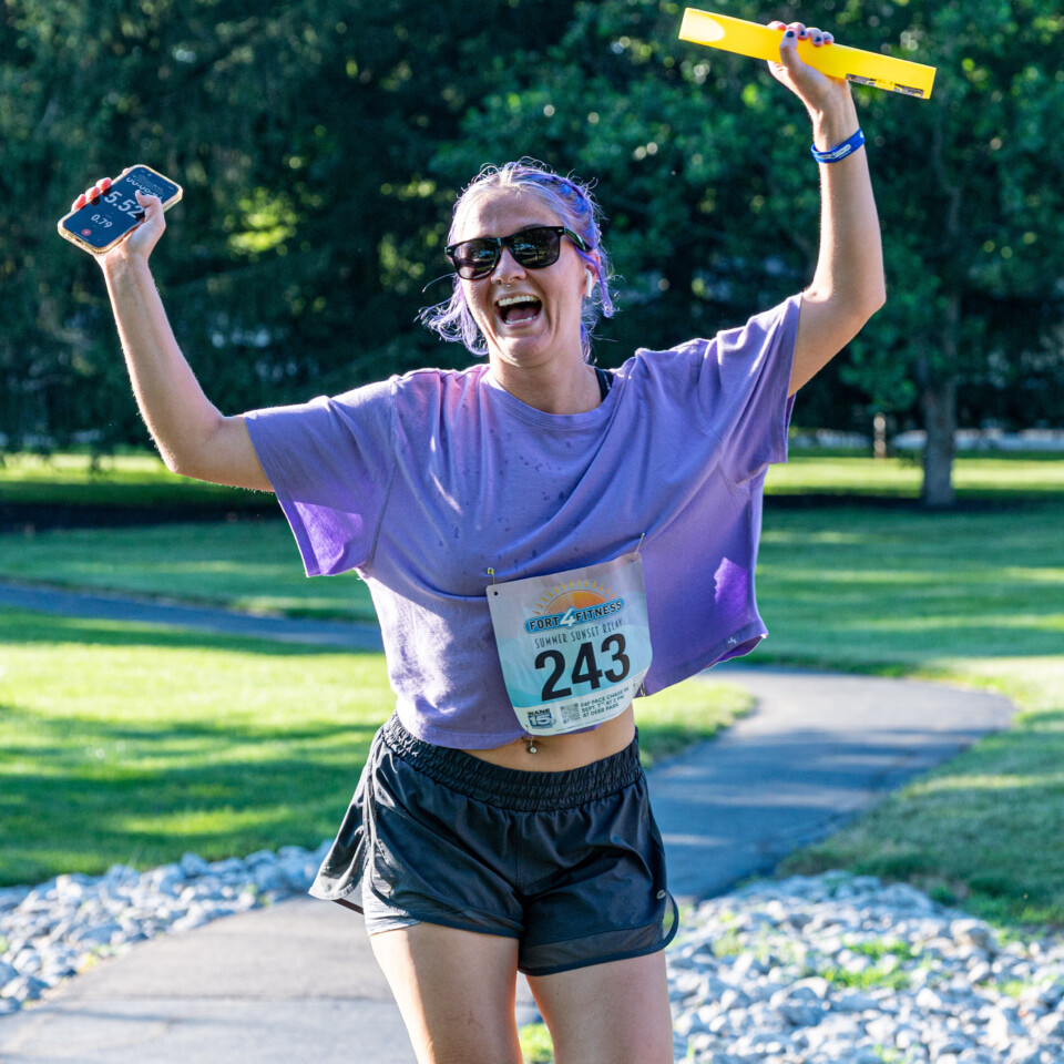 Happy Runner Purple