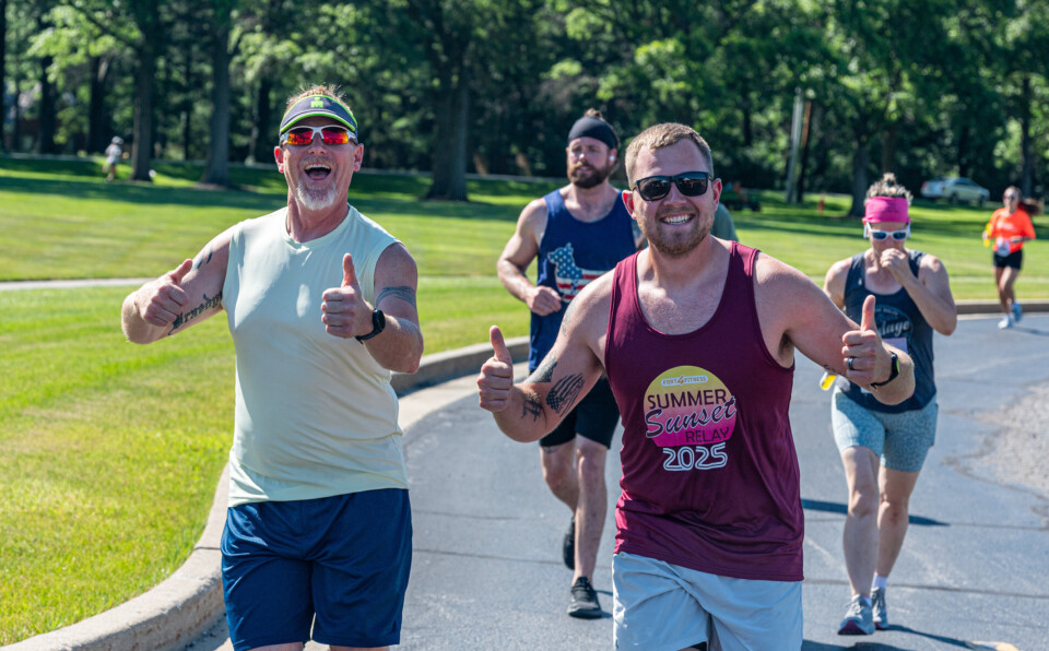 Summer Sunset Relay Start Line 2025
