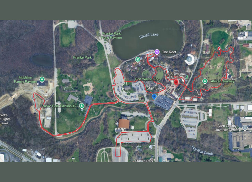 Runwild 2026 course map